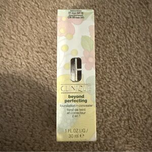 Clinique Beyond Perfecting Foundation+Concealer 01 Linen CN 08 Linen